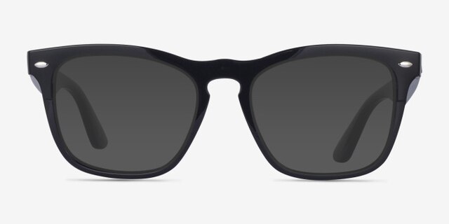 Ray-Ban RB4487V Steve Black Eco-friendlyEyeglass Frames from EyeBuyDirect, with Tinted Lenses