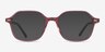 Ray-Ban RB5394 John Purple AcetateEyeglass Frames from EyeBuyDirect, with Tinted Lenses