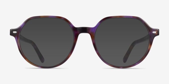 Ray-Ban RB5395 Thalia - Geometric Striped Frame Eyeglasses