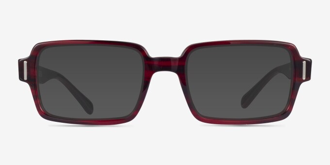 Ray-Ban RB5473 Benji - Rectangle Striped Gray Frame