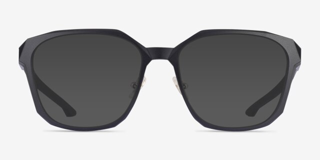 Oakley Slender Satin Black PlasticEyeglass Frames from EyeBuyDirect, with Tinted Lenses
