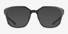 Oakley Slender Satin Black PlasticEyeglass Frames from EyeBuyDirect, with Tinted Lenses
