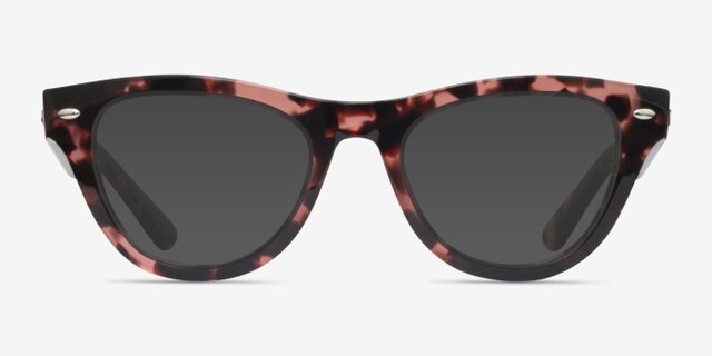 Ray-Ban RB5510 Pink Tortoise AcetateEyeglass Frames from EyeBuyDirect, with Tinted Lenses