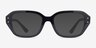 Ray-Ban RB7258 SHEA Black Eco-friendlyEyeglass Frames from EyeBuyDirect, with Tinted Lenses