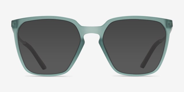 Oakley Bmng Sq Matte Trans Pacific Eco-friendlyEyeglass Frames from EyeBuyDirect, with Tinted Lenses