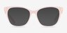 Coach HC6256U Milky Pink AcetateEyeglass Frames from EyeBuyDirect, with Tinted Lenses