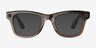 Ray-Ban Meta Wayfarer Shiny Warm Stone Plastic from EyeBuyDirect, with Tinted Lenses
