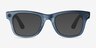Ray-Ban Meta Wayfarer Matte Jeans Plastic from EyeBuyDirect, with Tinted Lenses