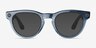Ray-Ban Meta Headliner Shiny Jeans Plastic from EyeBuyDirect, with Tinted Lenses