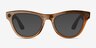 Ray-Ban Meta Skyler Shiny Caramel Plastic from EyeBuyDirect, with Tinted Lenses