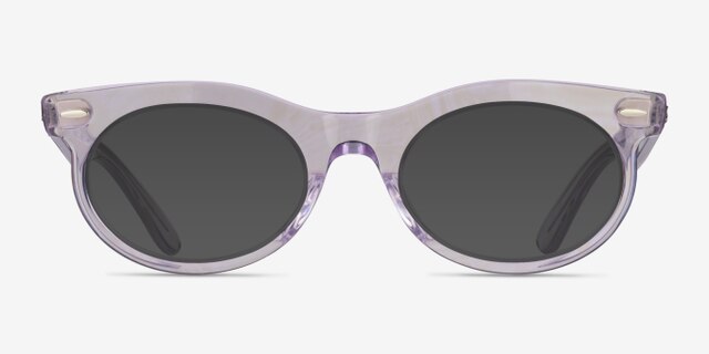 Ray-Ban RB2242VF Photo Waves Purple AcetateEyeglass Frames from EyeBuyDirect, with Tinted Lenses