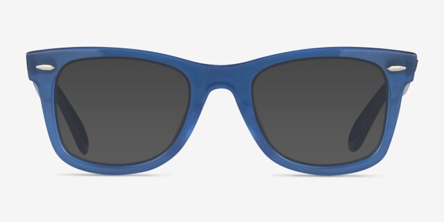 Ray-Ban RB5121F Photo Striped Blue AcetateEyeglass Frames from EyeBuyDirect, with Tinted Lenses