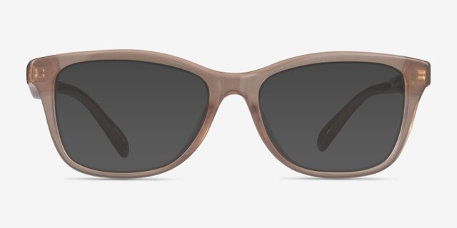 Coach HC6231U Milky Light Brown AcetateEyeglass Frames from EyeBuyDirect, with Tinted Lenses