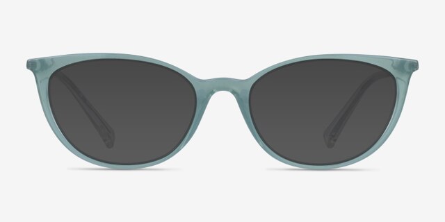 Ralph RA7123 Green Plastic-metalEyeglass Frames from EyeBuyDirect, with Tinted Lenses