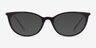 Ralph RA7123 Burgundy Plastic-metalEyeglass Frames from EyeBuyDirect, with Tinted Lenses