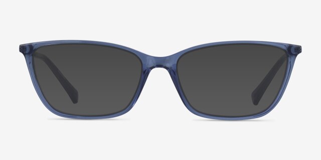 Ralph RA7124 Blue Plastic-metalEyeglass Frames from EyeBuyDirect, with Tinted Lenses