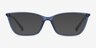 Ralph RA7124 Blue Plastic-metalEyeglass Frames from EyeBuyDirect, with Tinted Lenses