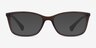 Ralph RA7130 Brown PlasticEyeglass Frames from EyeBuyDirect, with Tinted Lenses