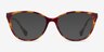 Ralph RA7135 Tortoise PlasticEyeglass Frames from EyeBuyDirect, with Tinted Lenses