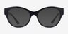 Vogue Eyewear VO5527 Black PlasticEyeglass Frames from EyeBuyDirect, with Tinted Lenses