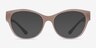 Vogue Eyewear VO5527 Brown PlasticEyeglass Frames from EyeBuyDirect, with Tinted Lenses