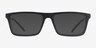 ARNETTE Rangiroa Matte Black Plastic-metalEyeglass Frames from EyeBuyDirect, with Tinted Lenses