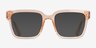 Armani Exchange AX3133U Shiny Transparent Peach Éco-responsableMontures de lunettes de vue d'EyeBuyDirect, Avec des Verres Teintés