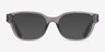 Armani Exchange AX3134U Shiny Transparent Gray Alternative MaterialsEyeglass Frames from EyeBuyDirect, with Tinted Lenses