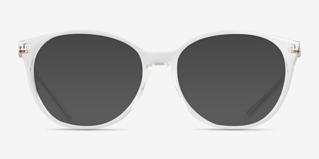 Armani Exchange AX3109 Shiny Crystal Plastic-metalMontures de lunettes de vue d'EyeBuyDirect, Avec des Verres Teintés