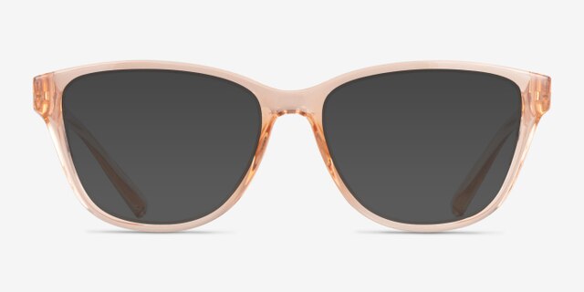 Armani Exchange AX3111U Shiny Transparent Peach Éco-responsableMontures de lunettes de vue d'EyeBuyDirect, Avec des Verres Teintés