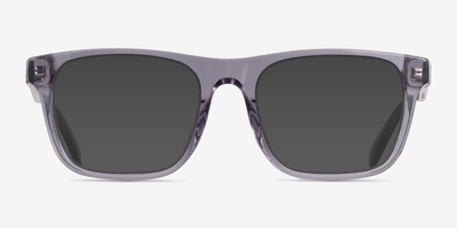 Coach HC6277U Transparent Gray AcétateMontures de lunettes de vue d'EyeBuyDirect, Avec des Verres Teintés