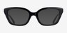 Coach HC6270U Noir Matériaux biosourcésMontures de lunettes de vue d'EyeBuyDirect, Avec des Verres Teintés