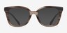 Coach HC6274U Striated Redwood Maple AcétateMontures de lunettes de vue d'EyeBuyDirect, Avec des Verres Teintés
