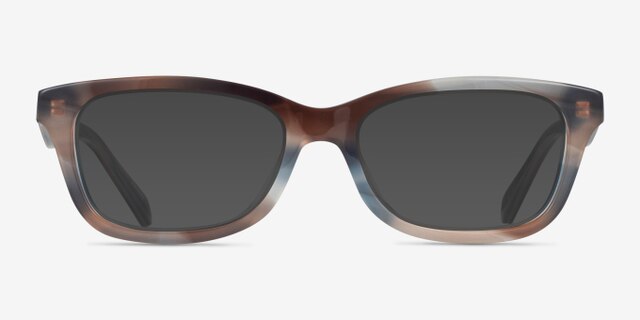 Coach HC6275U Striated Maple Blueberry AcétateMontures de lunettes de vue d'EyeBuyDirect, Avec des Verres Teintés