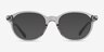 Coach HC6167U Transparent Gray AcetateEyeglass Frames from EyeBuyDirect, with Tinted Lenses