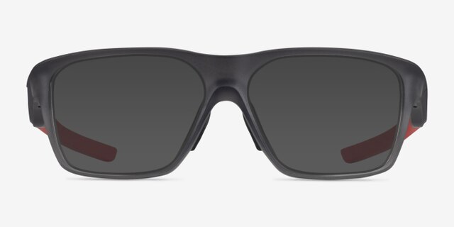 Oakley Versafuse SQ Satin Gray Smoke PlastiqueMontures de lunettes de vue d'EyeBuyDirect, Avec des Verres Teintés