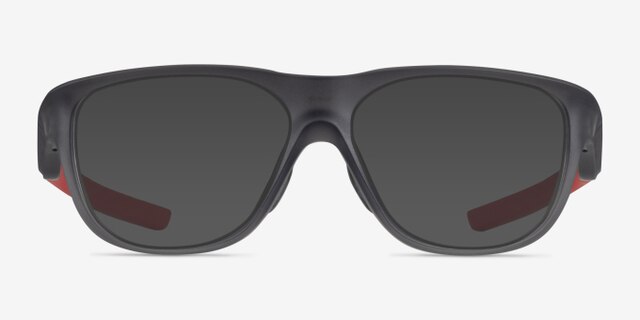 Oakley Versafuse SS Satin Gray Smoke PlastiqueMontures de lunettes de vue d'EyeBuyDirect, Avec des Verres Teintés