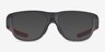 Oakley Versafuse SS Satin Gray Smoke PlastiqueMontures de lunettes de vue d'EyeBuyDirect, Avec des Verres Teintés