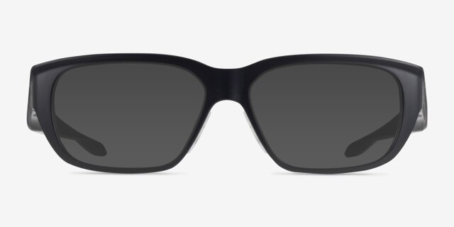 Oakley Upturn Satin Black PlasticEyeglass Frames from EyeBuyDirect, with Tinted Lenses