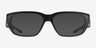 Oakley Upturn Satin Black PlasticEyeglass Frames from EyeBuyDirect, with Tinted Lenses