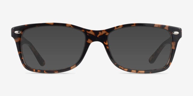 Ray-Ban RB5228 Tortoise Red Turtle AcetateEyeglass Frames from EyeBuyDirect, with Tinted Lenses