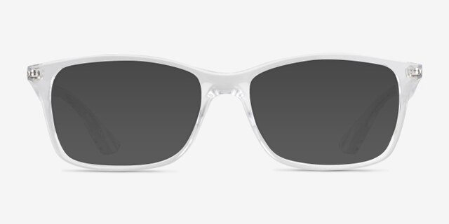 Ray-Ban RB7047 Transparent PlasticEyeglass Frames from EyeBuyDirect, with Tinted Lenses