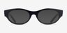 Ray-Ban RB5447 Black On Transparent AcetateEyeglass Frames from EyeBuyDirect, with Tinted Lenses