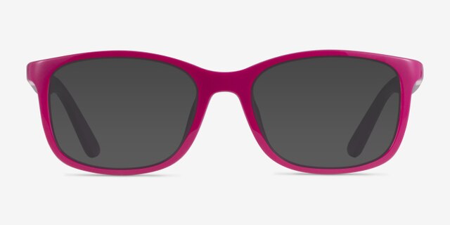 Ray-Ban RB1644 Fucsia On Rubber Violet Éco-responsableMontures de lunettes de vue d'EyeBuyDirect, Avec des Verres Teintés