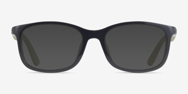 Ray-Ban RB1644 Gray With Rubber Green Éco-responsableMontures de lunettes de vue d'EyeBuyDirect, Avec des Verres Teintés