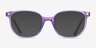 Ray-Ban Junior Ellot Transparent Violet PlasticEyeglass Frames from EyeBuyDirect, with Tinted Lenses