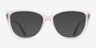 Vogue Eyewear VO5485 Transparent Light Pink PlasticEyeglass Frames from EyeBuyDirect, with Tinted Lenses