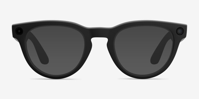 Ray-Ban Meta Headliner (Gen 2) Satin Black Plastic from EyeBuyDirect, with Tinted Lenses