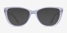 Vogue Eyewear VO5485 Transparent Light Violet PlasticEyeglass Frames from EyeBuyDirect, with Tinted Lenses