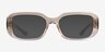 Vogue Eyewear VO5568 Transparent Caramel PlasticEyeglass Frames from EyeBuyDirect, with Tinted Lenses